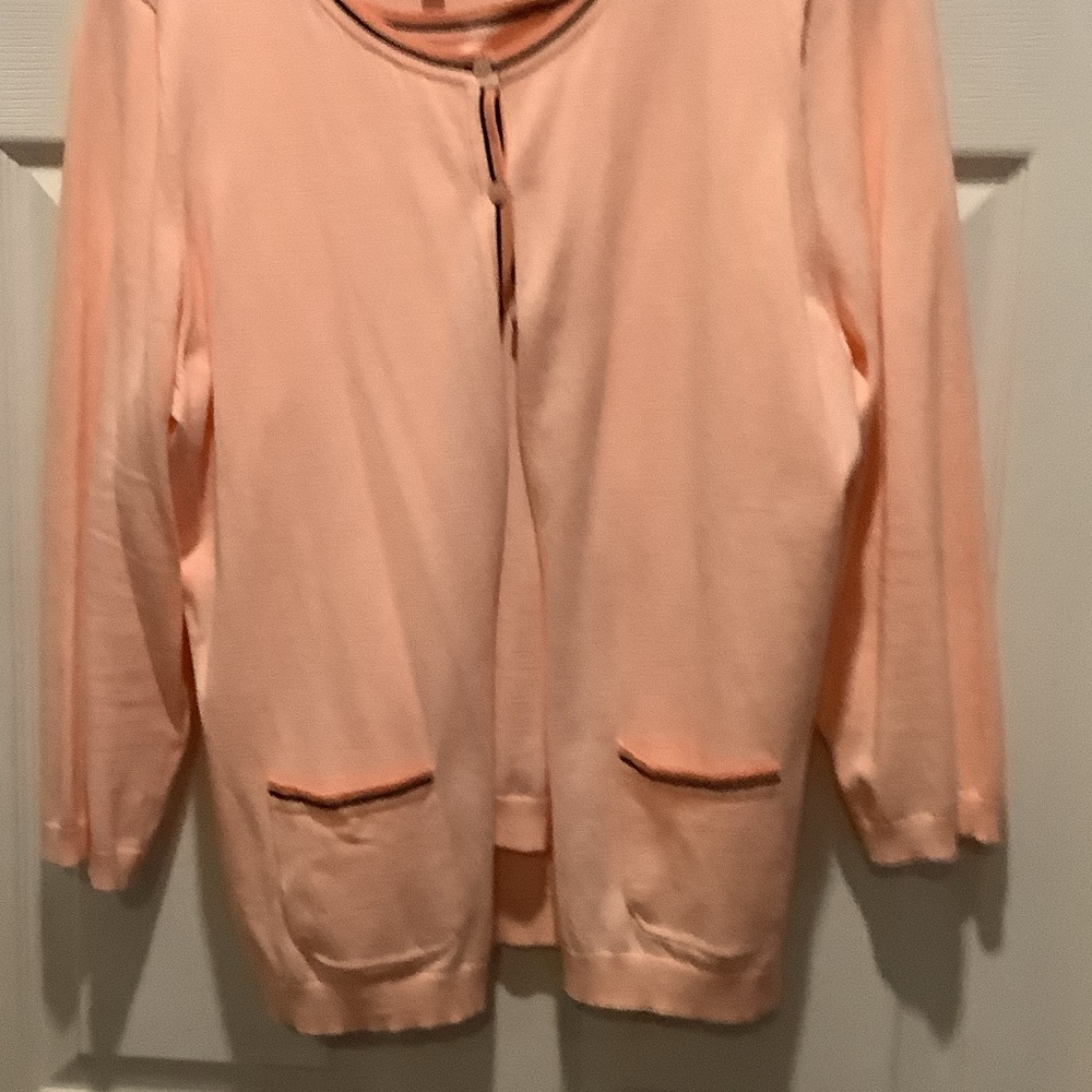 Talbots soft coral‎ Crew Neck Sweater, set, Pima cotton - Picture 4 of 12
